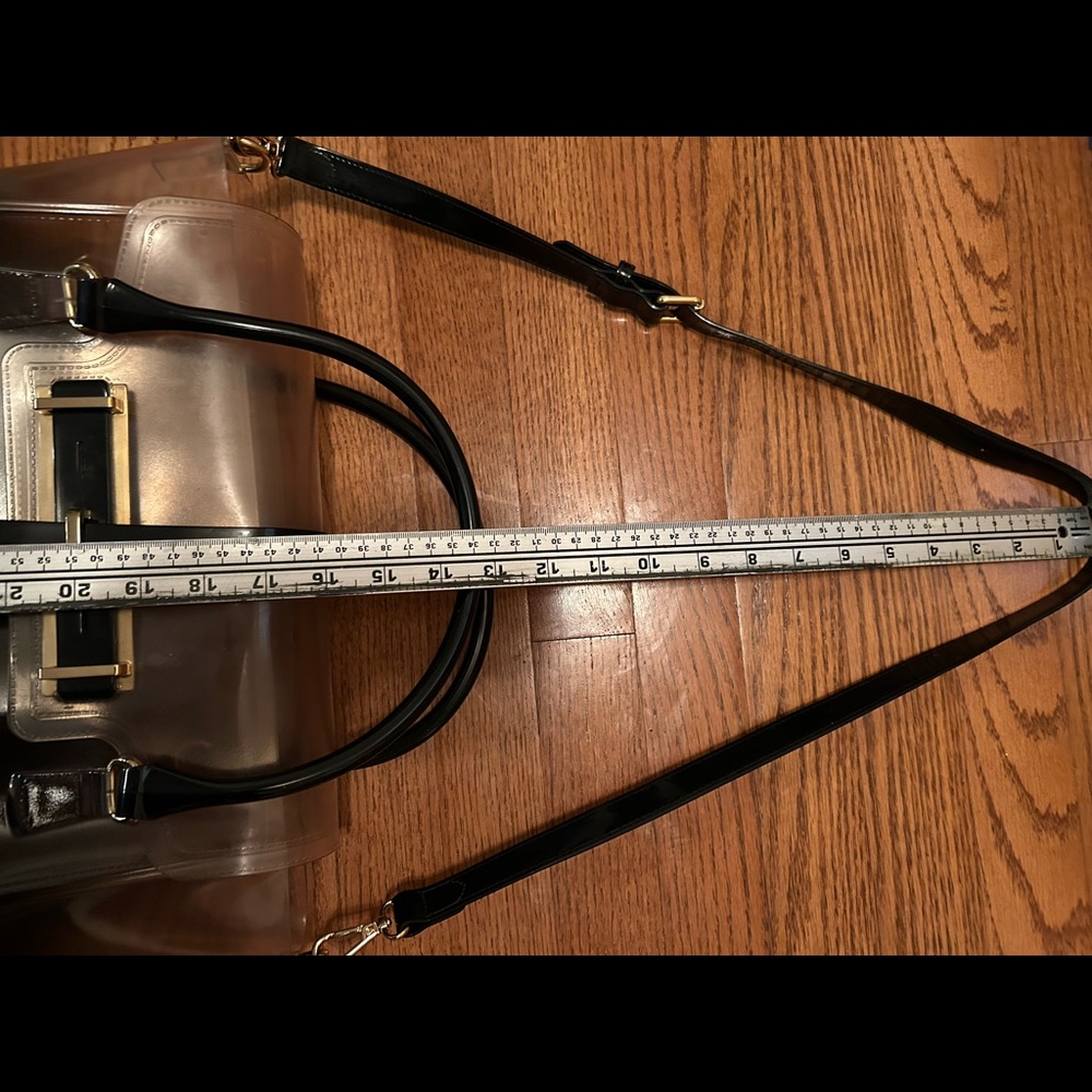 Vince Camuto Ombre Jelly Crossbody bag, blk/clear - Picture 2 of 5
